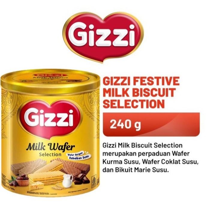 

GIZZI MILK WAFER SELECTION 240 GR