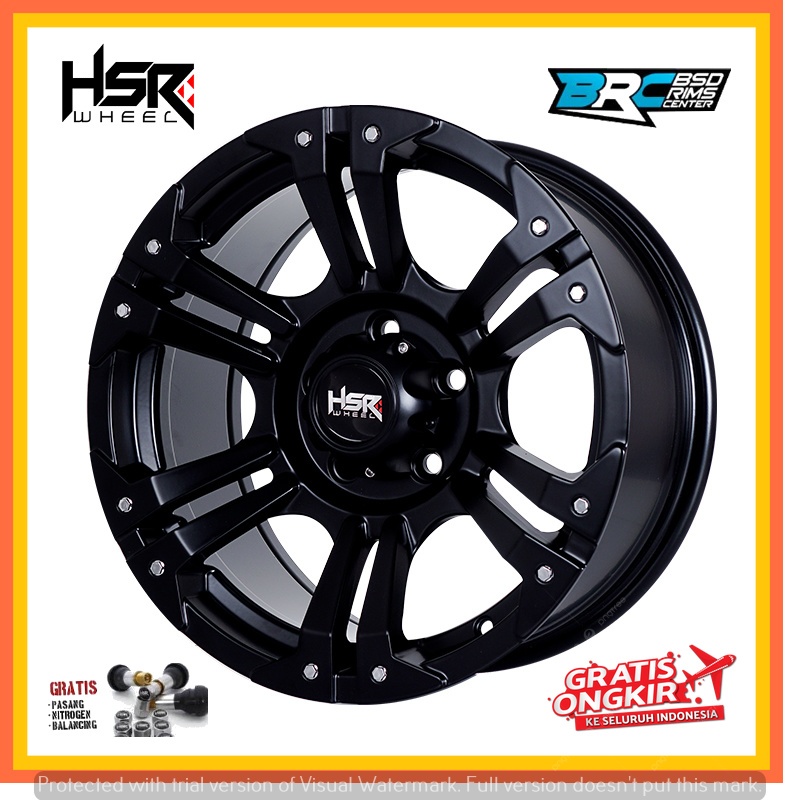 velg mobil ertiga innova rush terios HSR ONAKA R16 velg model offroad