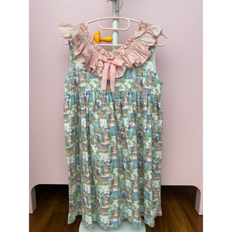 dondolo smocked dress rabbit