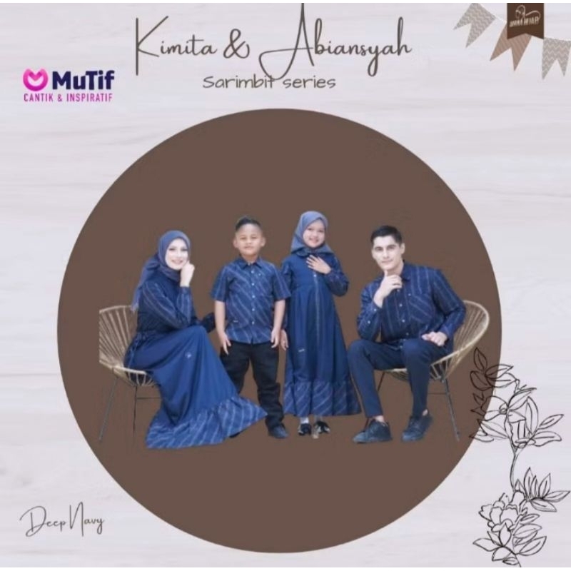 sarimbit lebaran/sarimbit mutif/mutif kimita/mutif abiansyah/deep navy