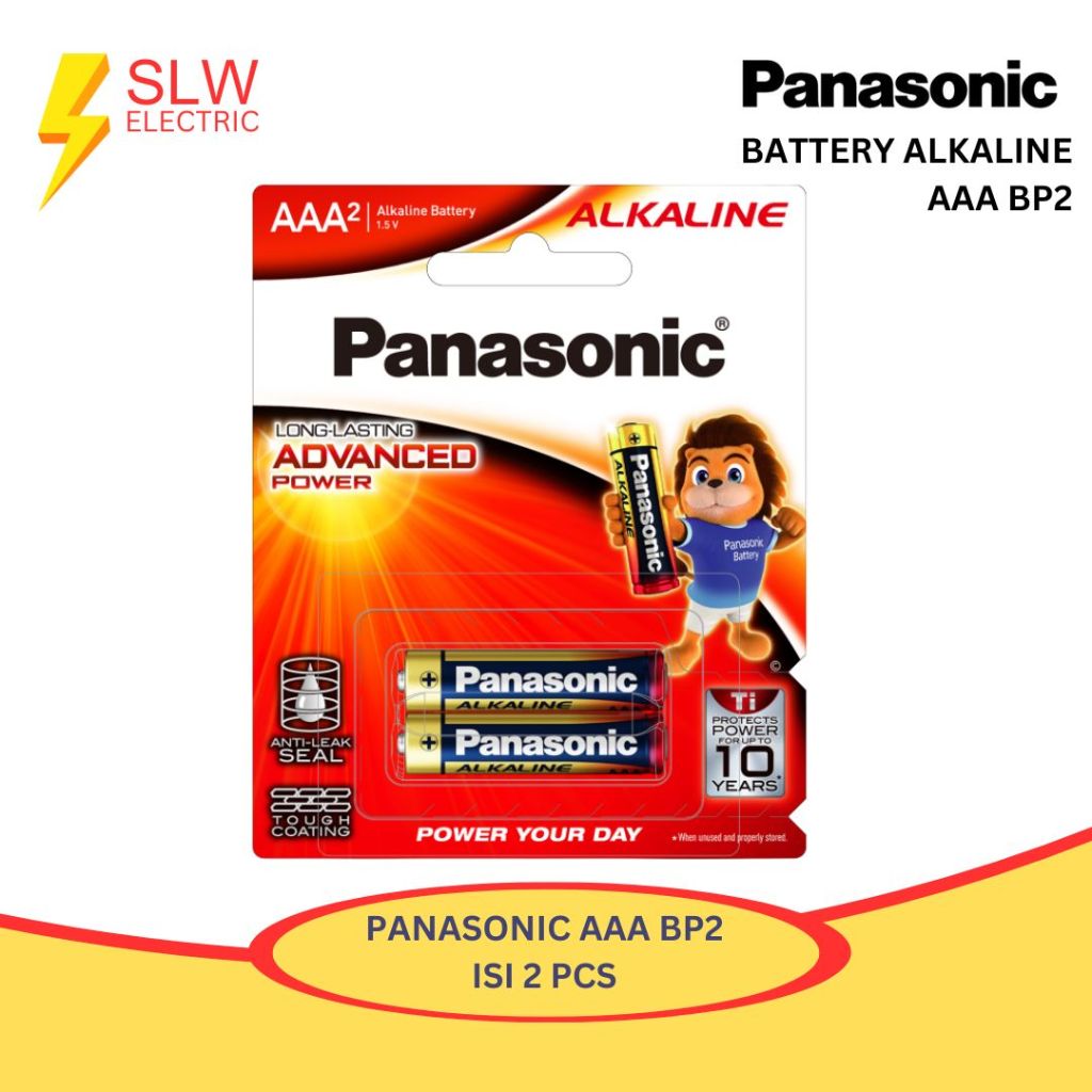 PANASONIC ALKALINE AAA BATERAI BATRE PANASONIC ALKALINE AAA ISI 2 BATRE
