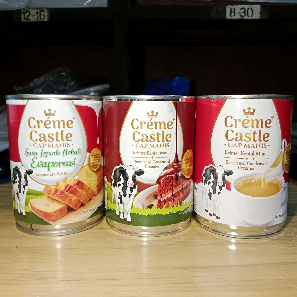

SUSU KENTAL MANIS EVAPORASI CREME CASTLE