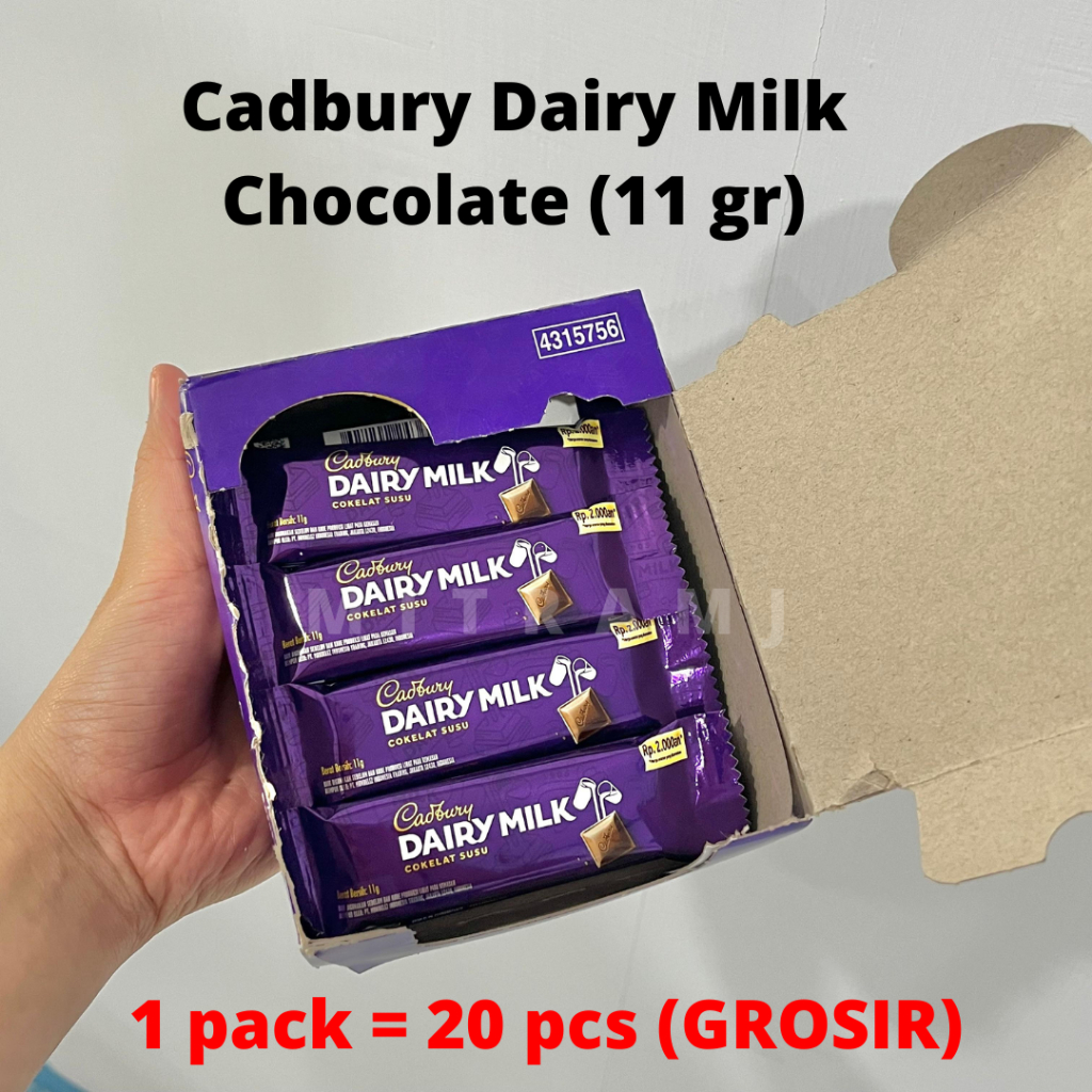 

CADBURY DAIRY MILK CHOCOLATE (11 GR)/COKELAT