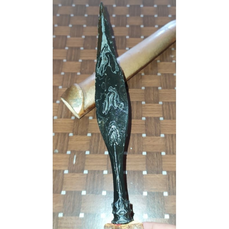 Combih Potteran Ron Andong Wijoyo Kusumo Pamor Tapal Kuda Tundung Tangguh Mataram