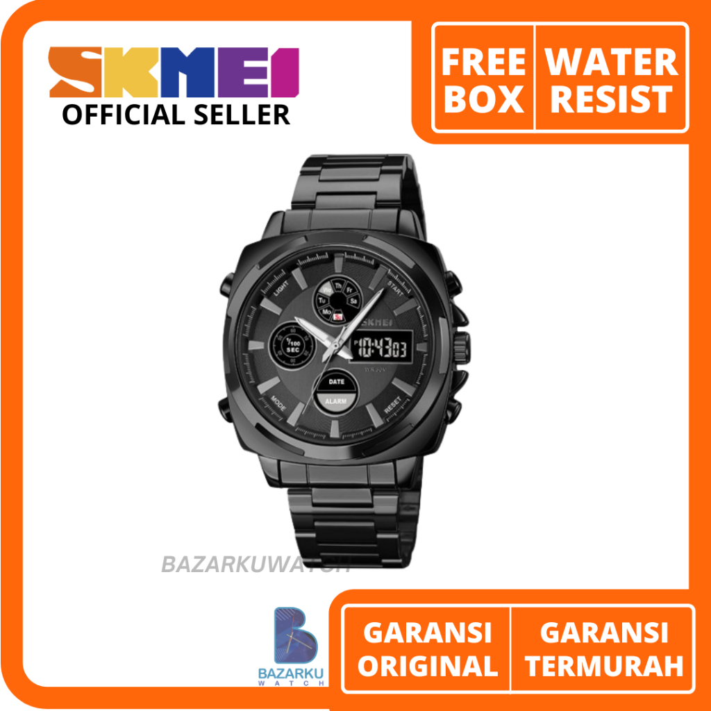 Jam Tangan Pria SKMEI 1673 Jam Tangan Pria Rantai SKMEI Jam SKMEI Pria Jam Tangan SKMEI Pria