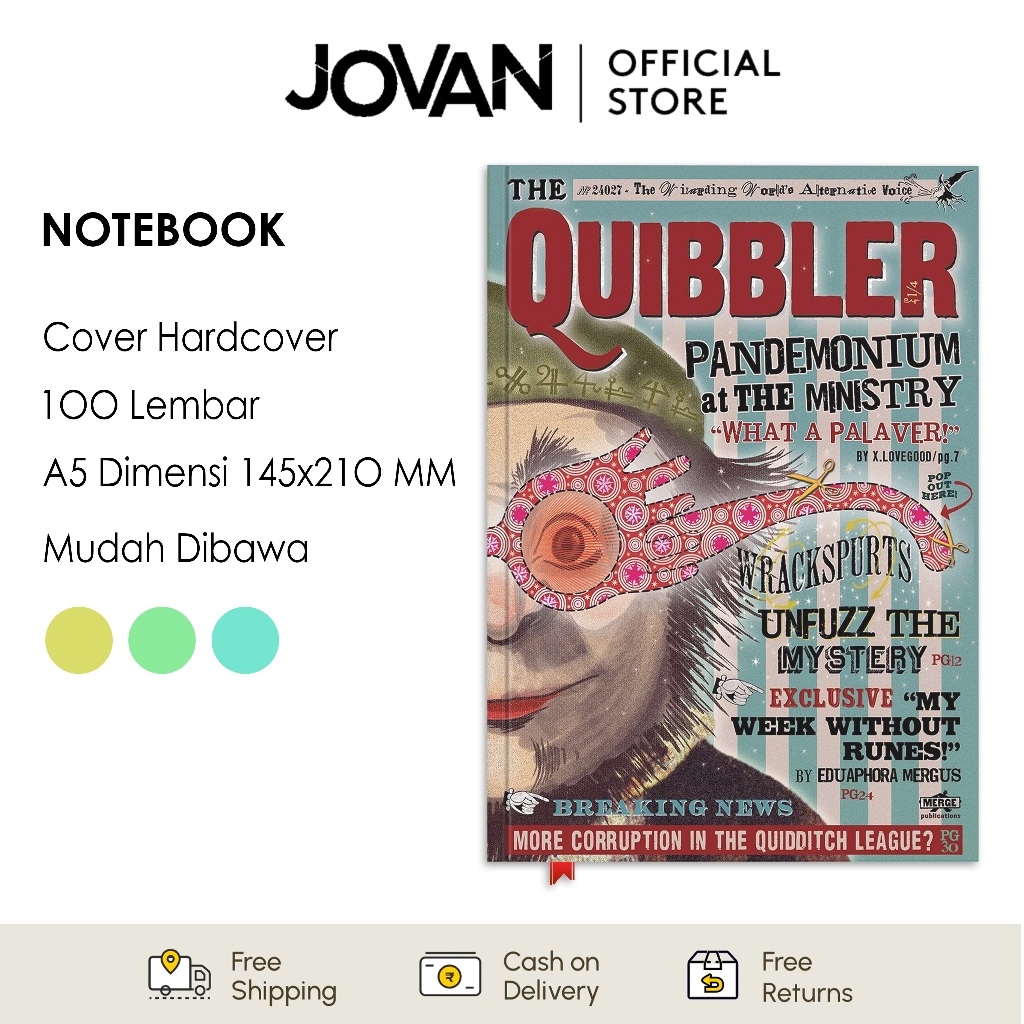 

Notebook Hardcover Custom Quibbler Luna Lovegood Buku Tulis Catatan Note Agenda Planner Jurnal Diary Notebook Anime