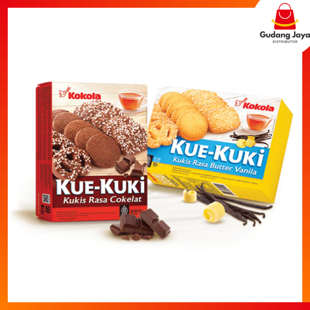 

KUE KUKI CHOCOLATE MENTEGA 80 GR KOKOLA / BISKUIT LEBARAN COKELAT / KUE LEBARAN