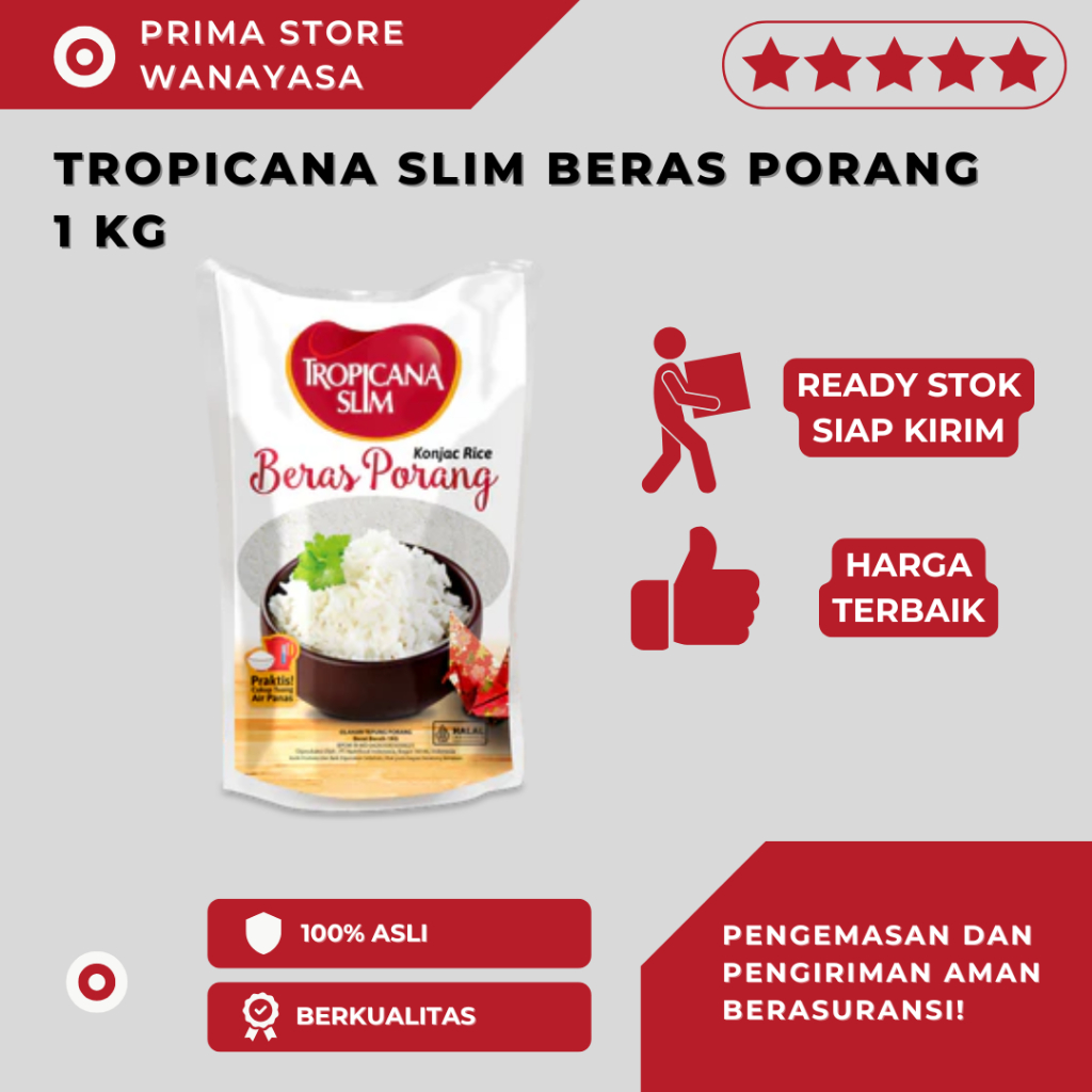 

Tropicana Slim Beras Porang 1000g