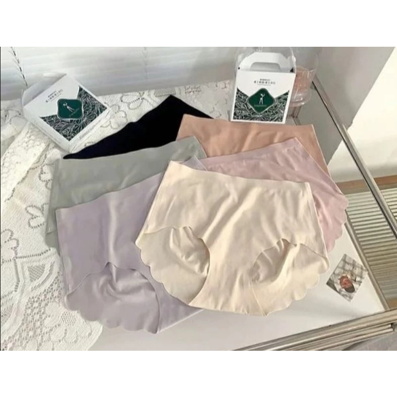 [ isi 12pcs random ] CD Wanita Seamless Jumbo / CD Anti nyeplak /CD Tanpa Jahitan Celana Dalam