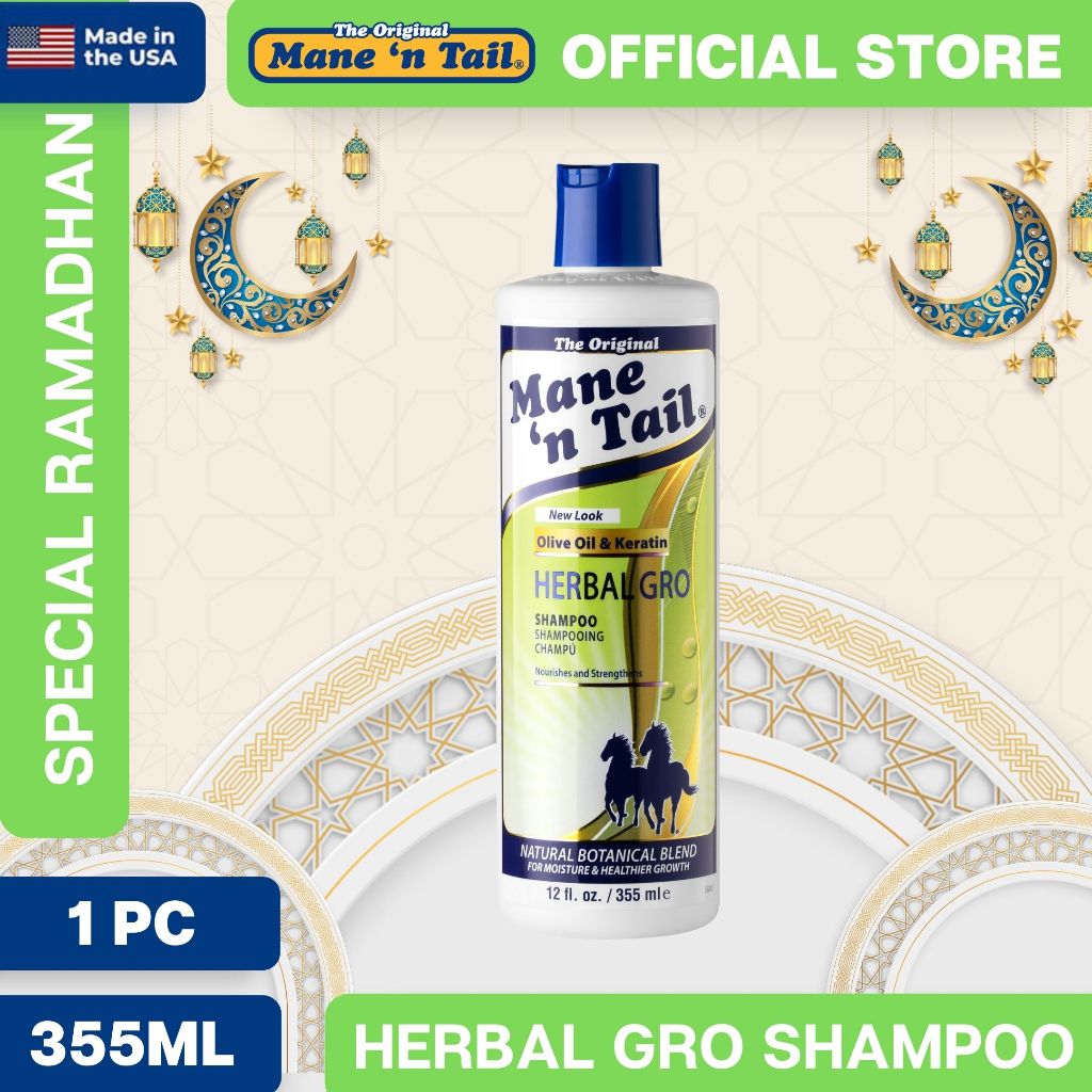 Mane 'n Tail Herbal Gro Shampoo/Sampo Kuda Mane 'n Tail Herbal Gro 355 ml