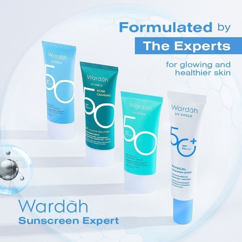 WARDAH SUNSCREEN-WARDAH PHYSICAL SUNSCREEN-WARDAH ACNE SUNSCREEN-Wardah Uv Shield Sunscreen