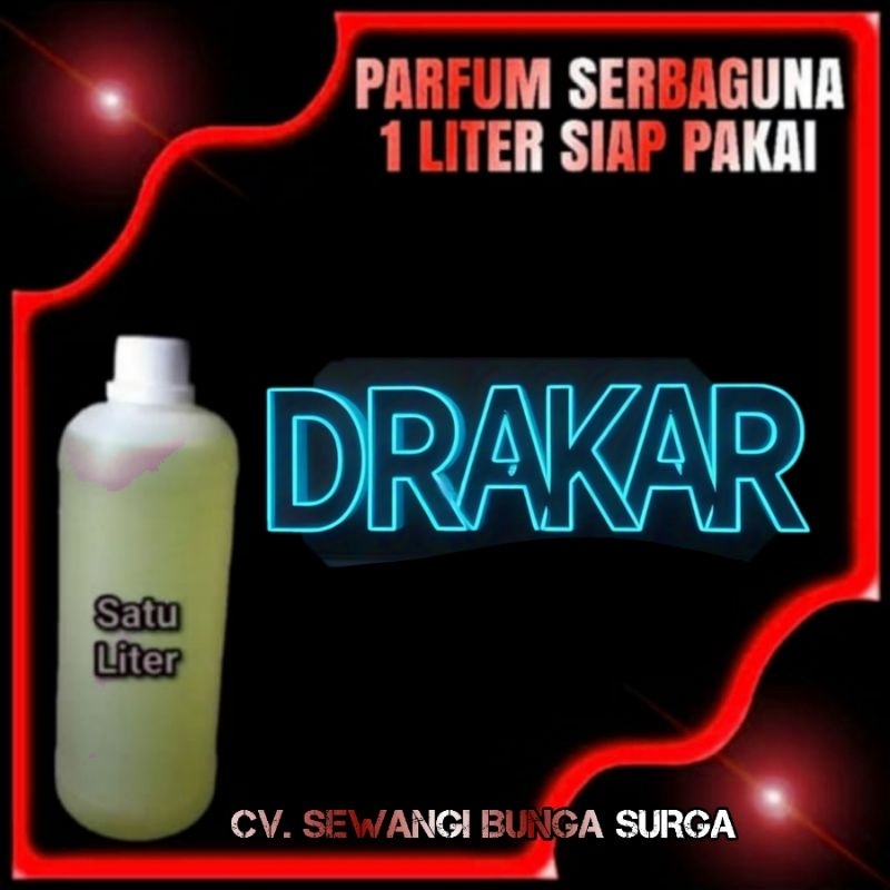 Parfum Serbaguna 1 Liter Wangi Drakar