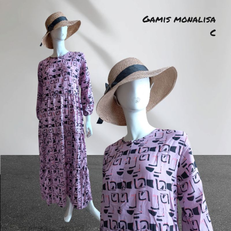 CUCI GUDANG GAMIS MONALISA C / GAMIS LEBARAN / HOME DRESS