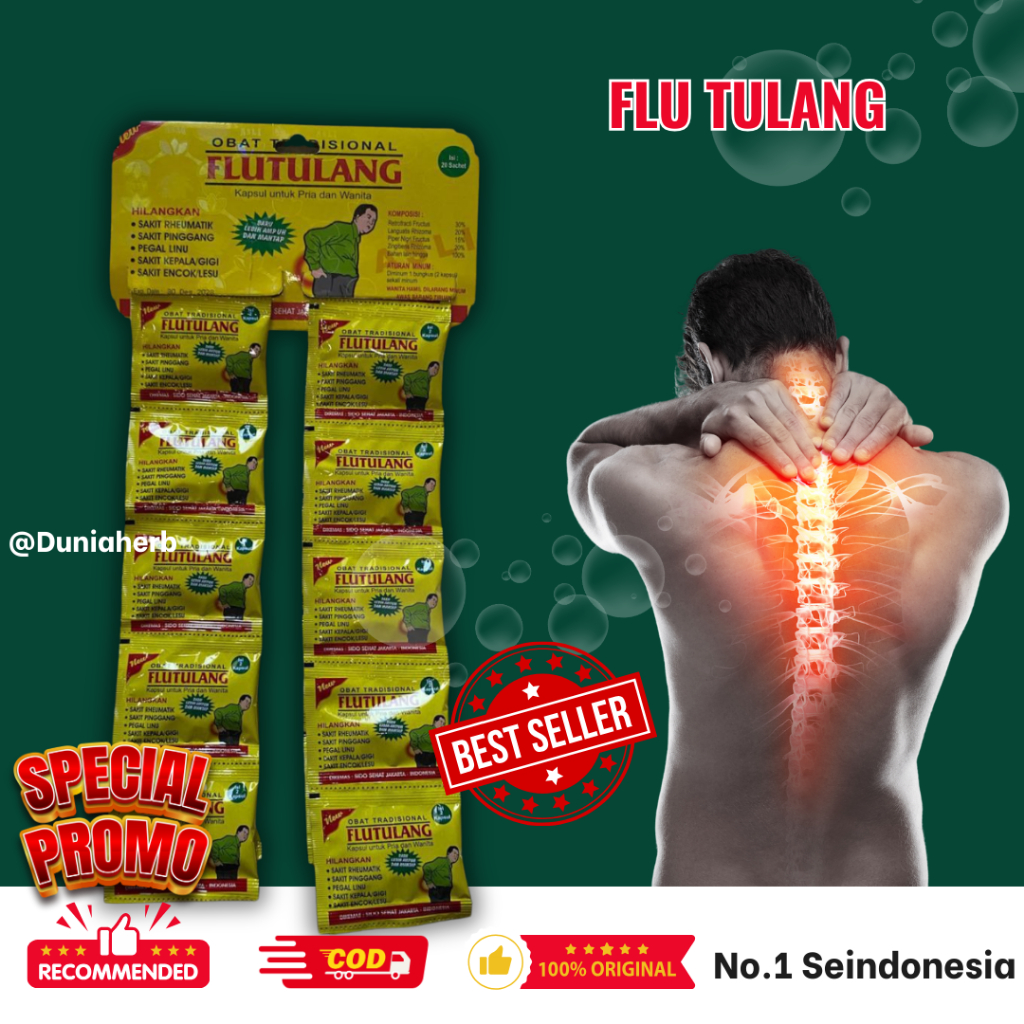 

Flu Tulang Kapsul Original Asam Urat