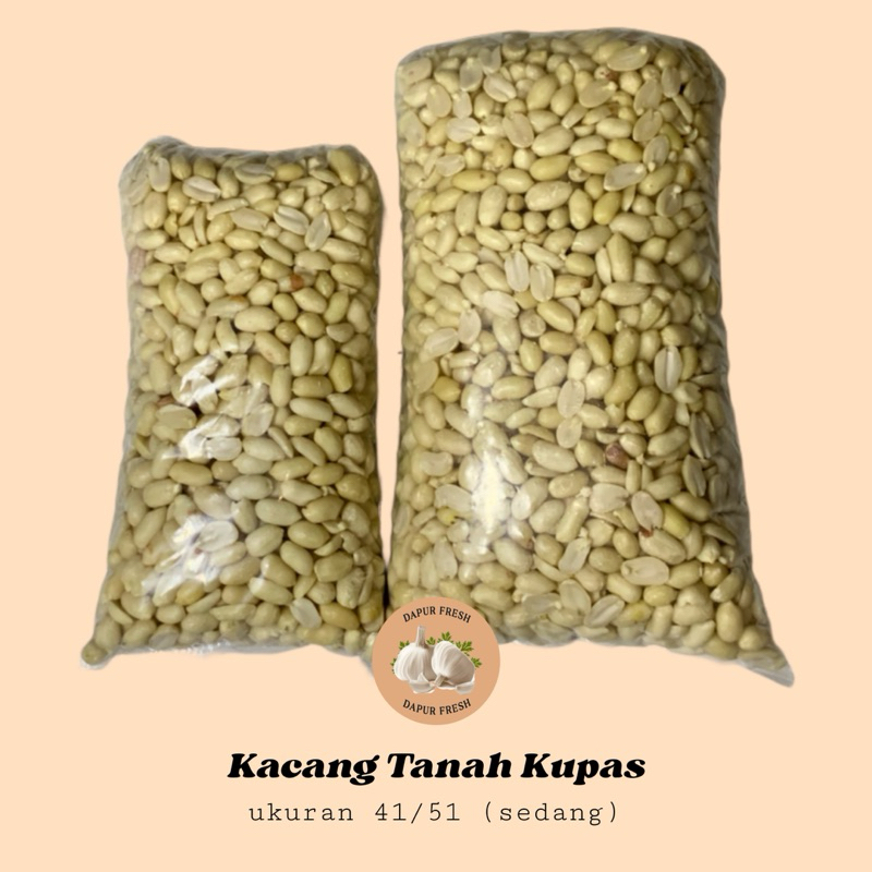 

Kacang Tanah Kupas Mentah Kualitas Premium 500gr