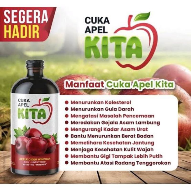 

CUKA APEL KITA 300ML