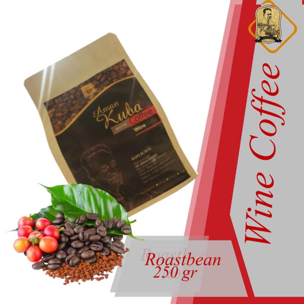 

Aman Kuba II Gayo Arabika Aceh Takengon Wine Coffee Fermentasi Alami II Biji II Roastebean II 250g