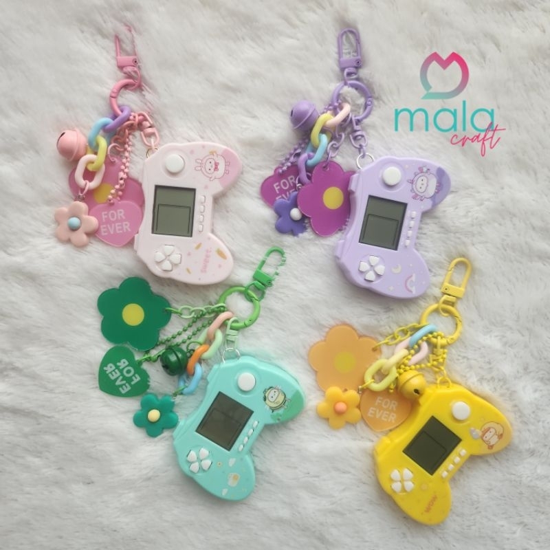 Malacraft - Gantungan Tas Game | Konsol mini | Game Jadul | Mini Games | Ganci