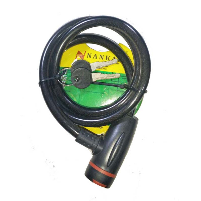 Kunci Sepeda Nankai Pengaman Sepeda Panjang 1meter Bicycle Lock Nankai Bicycle Safety Lock Nankai Ra