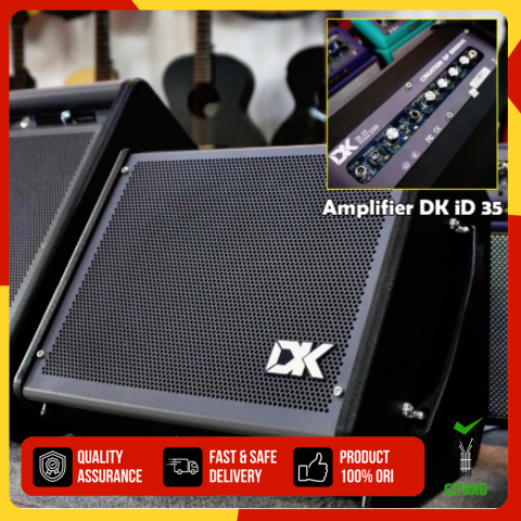 DK iD 35 Pengganti ID30 Ampli Monitor Keyboard Drum Elektrik Bass B.T