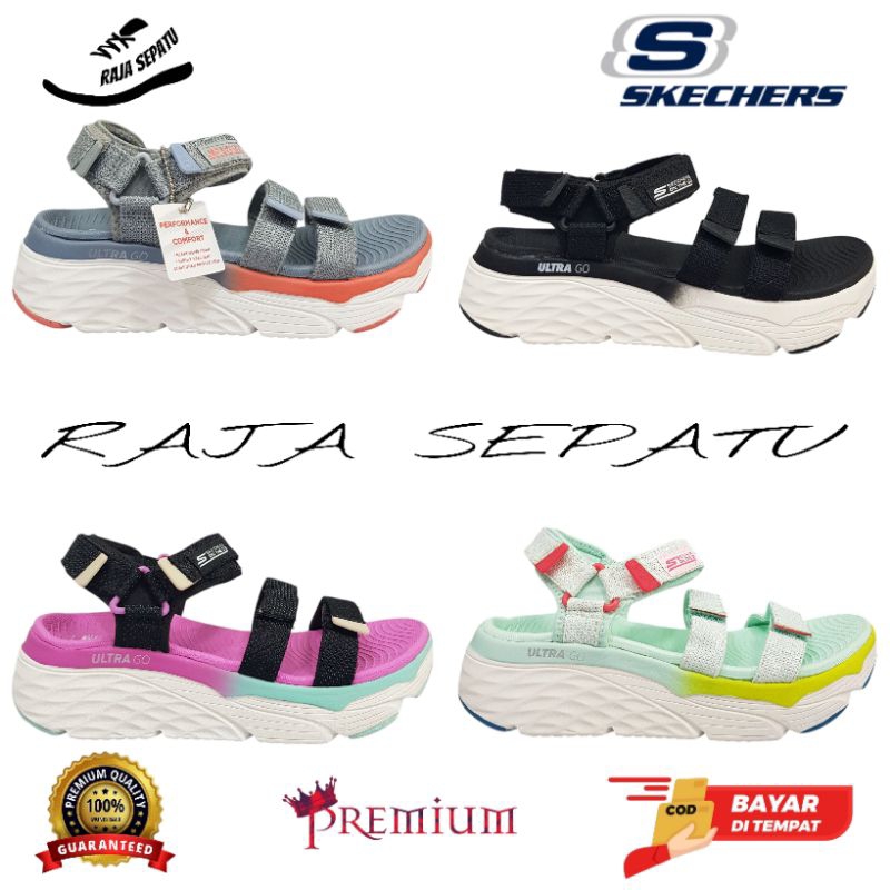 SANDAL MAX CUSHIONING SLAY/SANDAL MAX CUSHIONING/SANDAL SKECHERS WANITA/SANDAL WANITA/SANDAL SKECHER