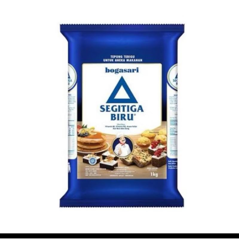 

segitiga biru peremium