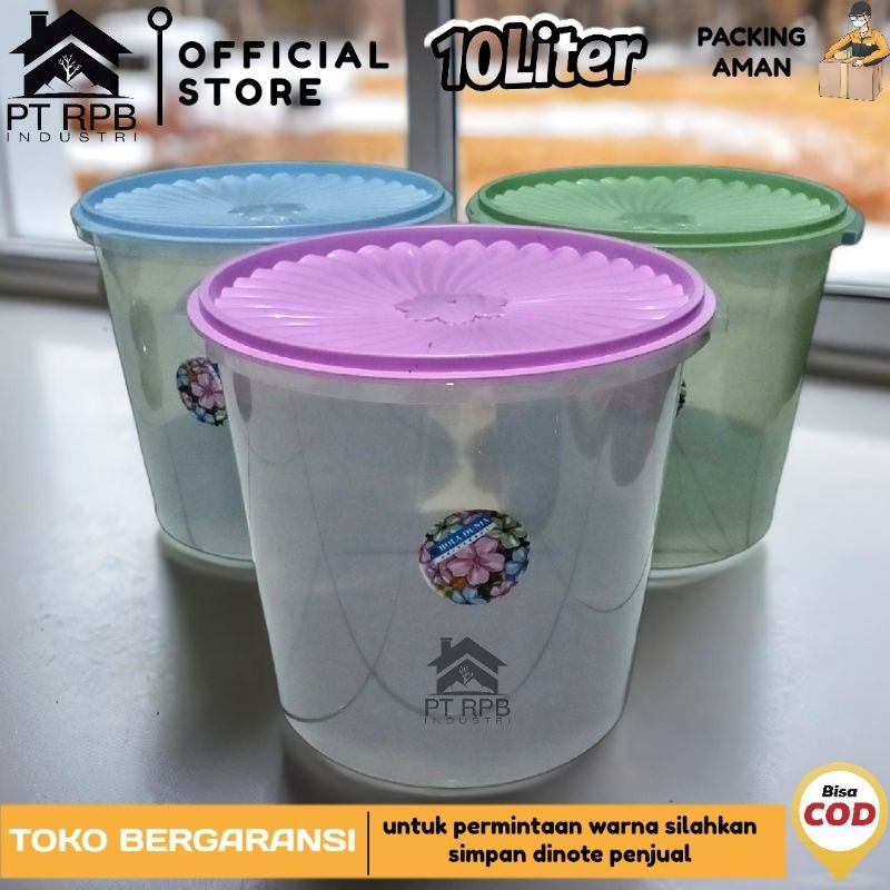 Toples plastik 10 liter | tempat keler kerupuk