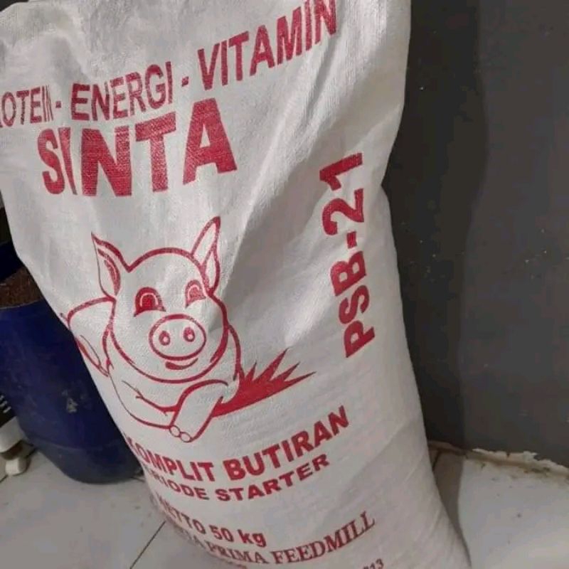 SINTA PSB-21 PELLET BUTIRAN PAKAN BABI starter 1kg