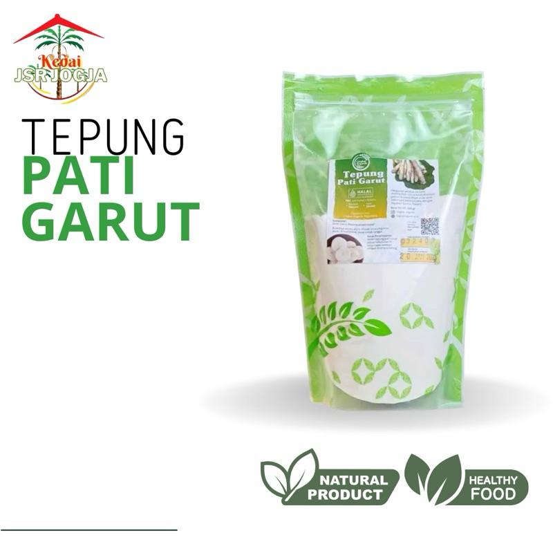 

Lingkar Organik Tepung Pati Garut 500 GR