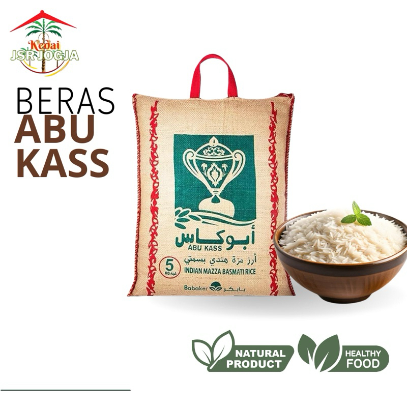 

(Repack) Beras Basmati Merk Abu Kass 1 KG