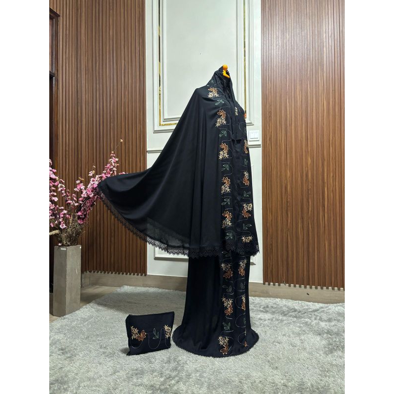 MUKENA RAYON BORDIR TIMBUL HASYA