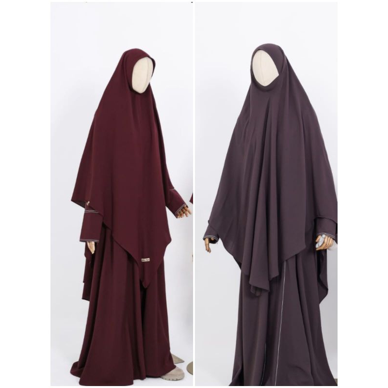 ZAINAB SET NP # ZAINA SET FK BY NABILA HIJAB | GAMIS SYARI FK | GAMIS SYARI IED SERIES