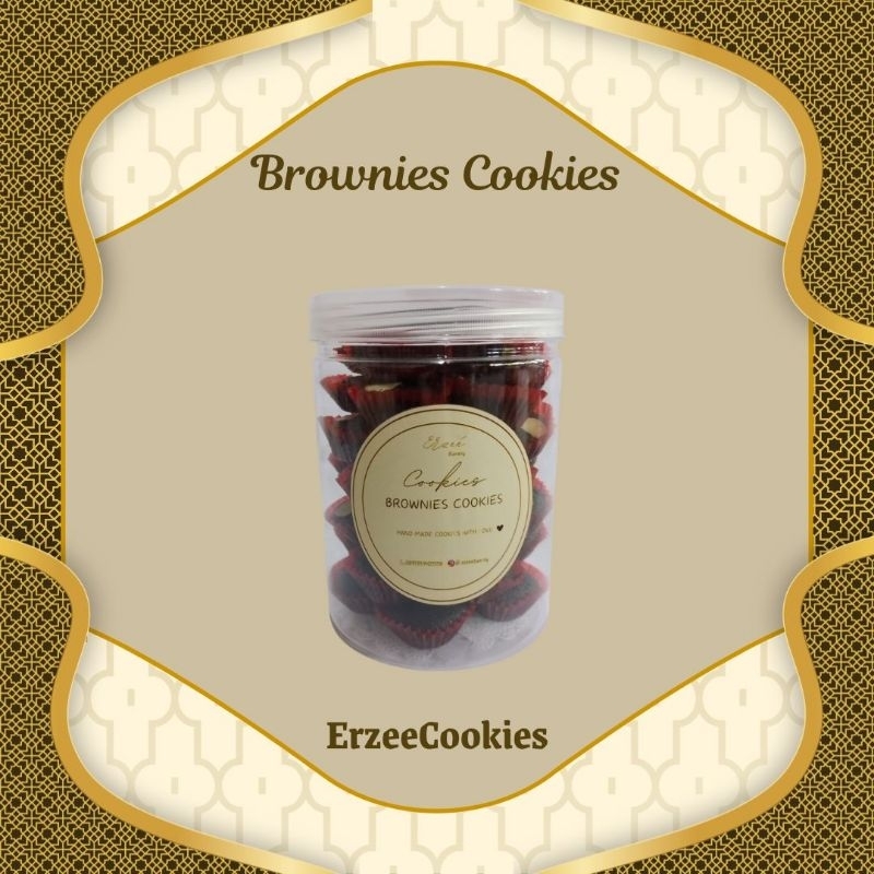 

|BROWNIES COOKIES| ErzeeCookies - Kue Kering Lebaran Brownies Cookies
