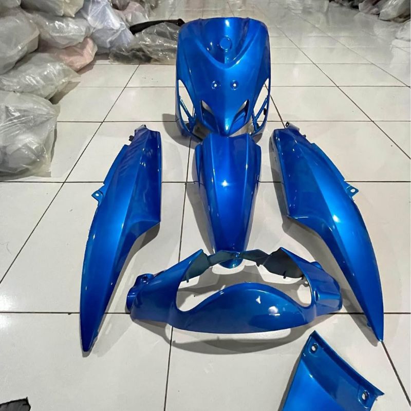 body full halus yamaha mio smile biru muda