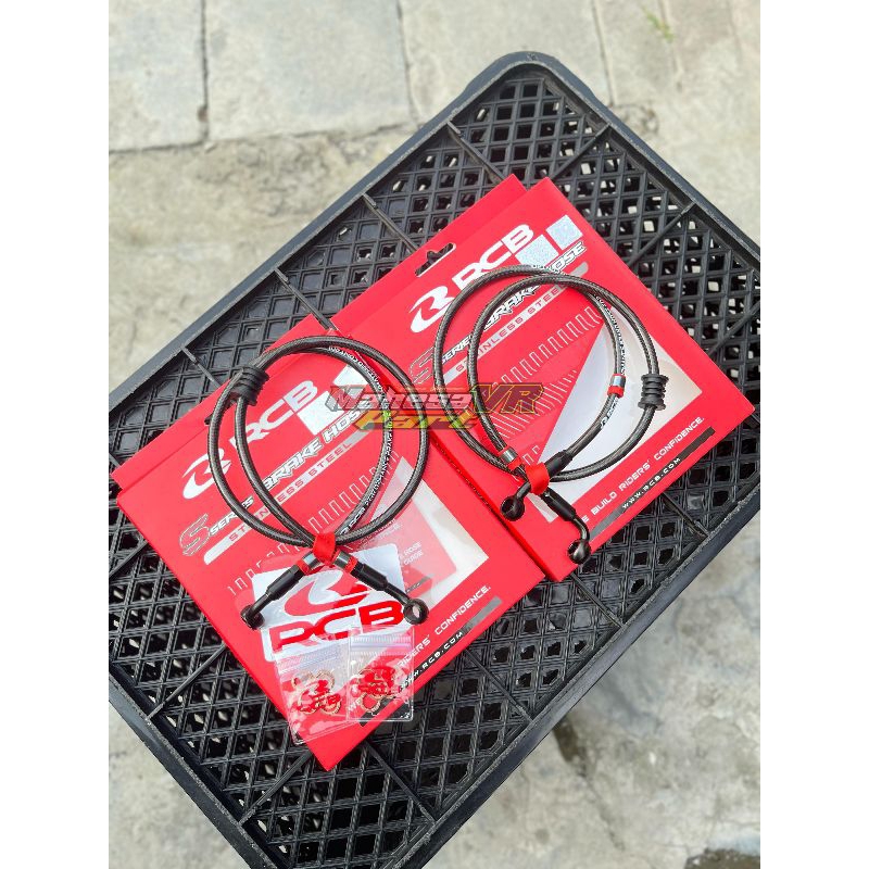 selang Rem RCB Original 95cm/ selang rem uk 95cm Original RCB warna titanium