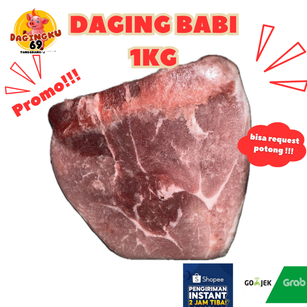 

Daging Babi utuh berkualitas 1kg termurah