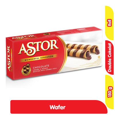 

Astor Wafer Stick Cokelat Double Box 150 g