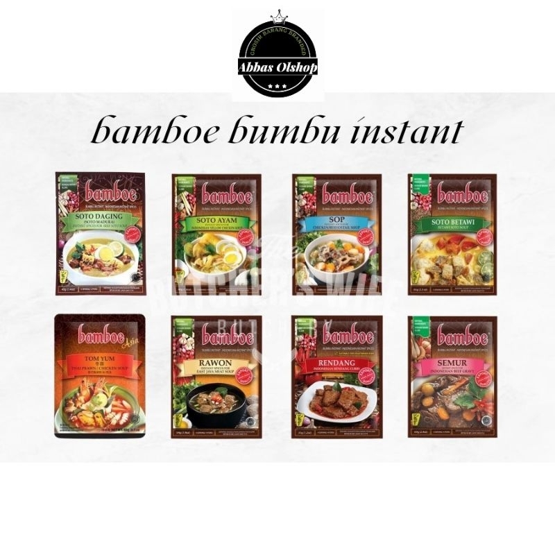 

Bumbu praktis bamboe all variant