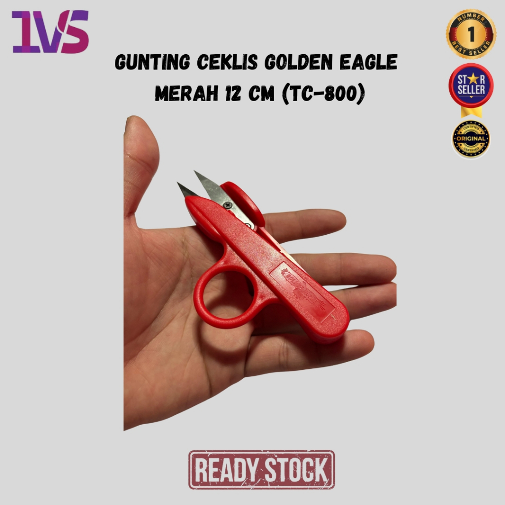 

Gunting Ceklis Golden Eagle Merah 12 Cm (TC-800)