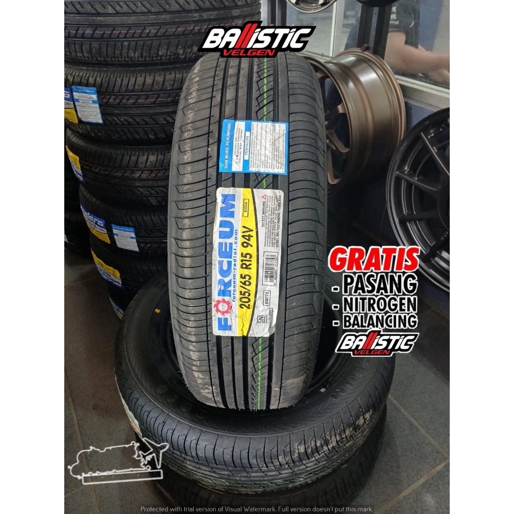 Jual Ban Mobil R15 205 65 Innova Ban Harian Tubeless Radial 205 65 Ring 15 Forceum