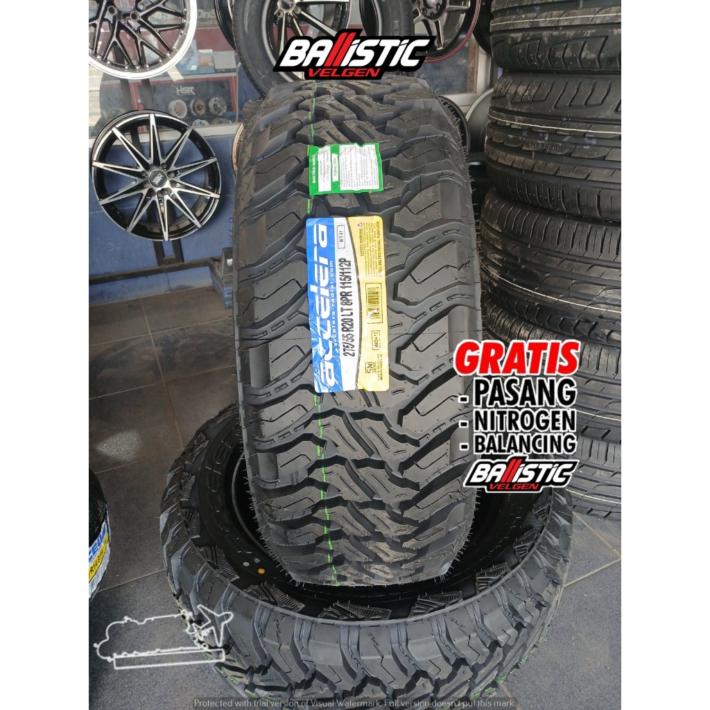 Ban Pacul Ring 20 275/55 Accelera M/T01 Ban Offroad 275 55 R20 Ban Lumpur