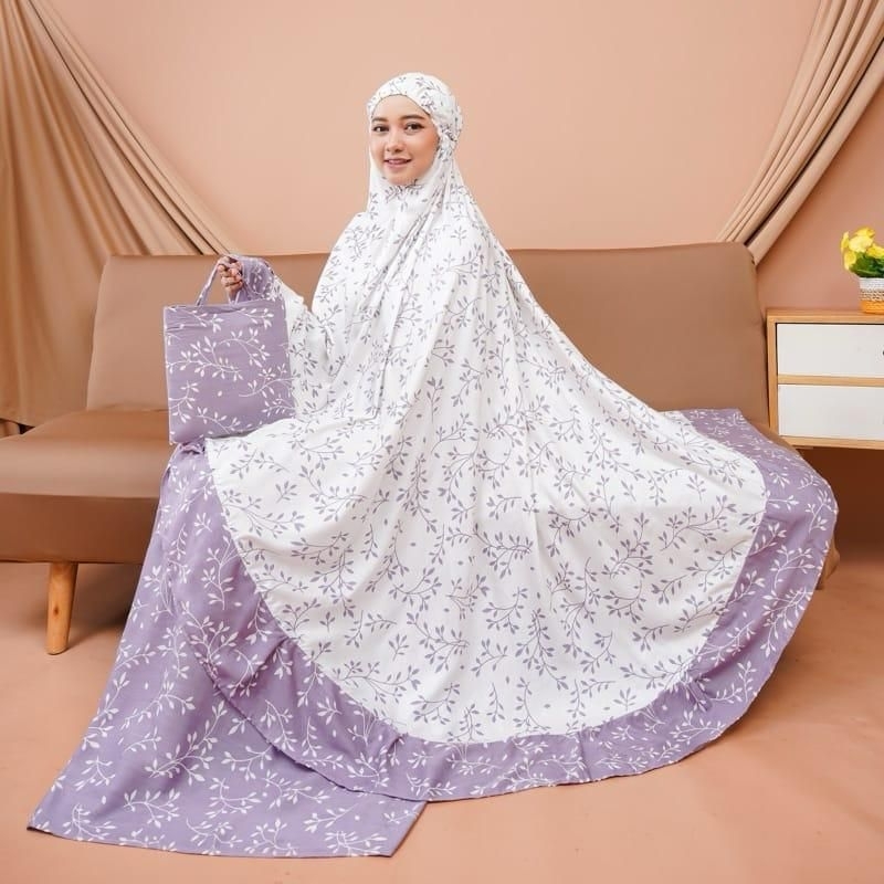 mukenah Ainun/mukenah rayon/mukenah terusan/mukenah jumbo/mukenah dewasa/mukenah traveling