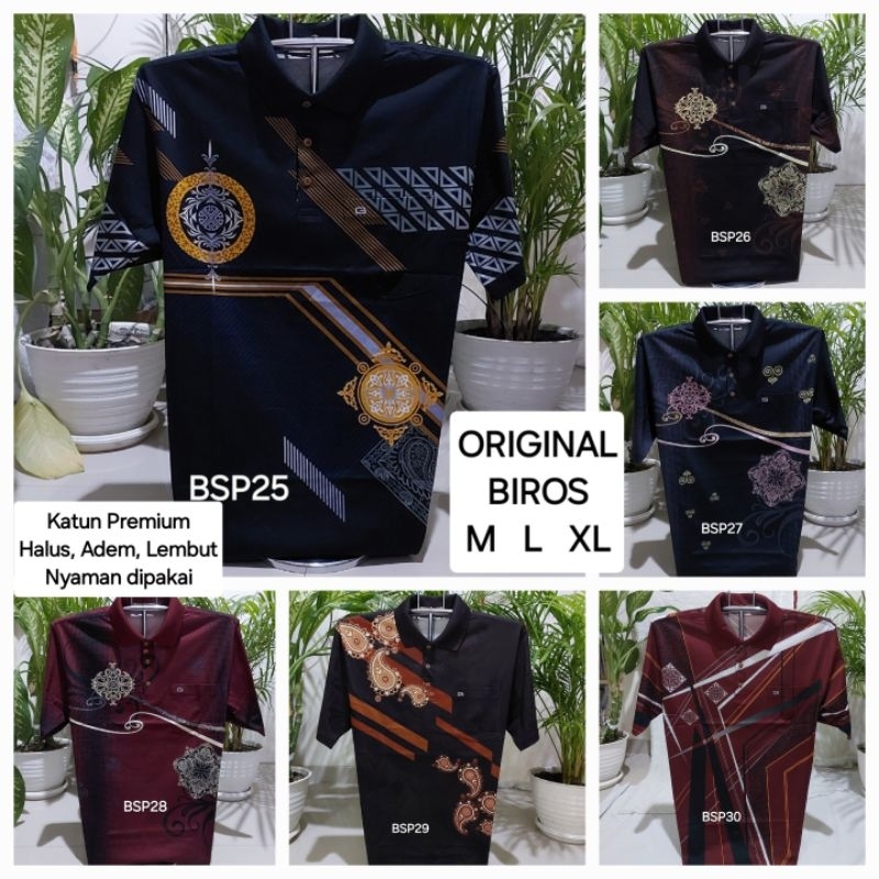 BIROS PLATINUM - kaos Biros Gold ukuran M L XL Original