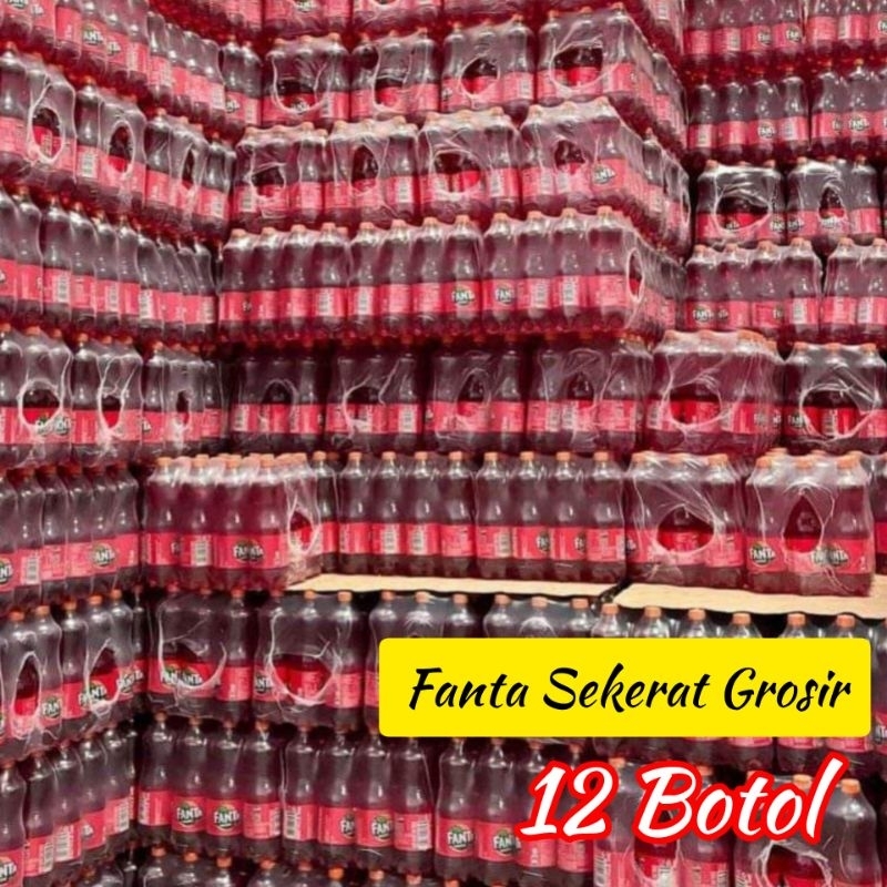 

Minuman Fanta Sprite Cola Cola 1000ml 12 Botol Sekerat Grosir Sameday