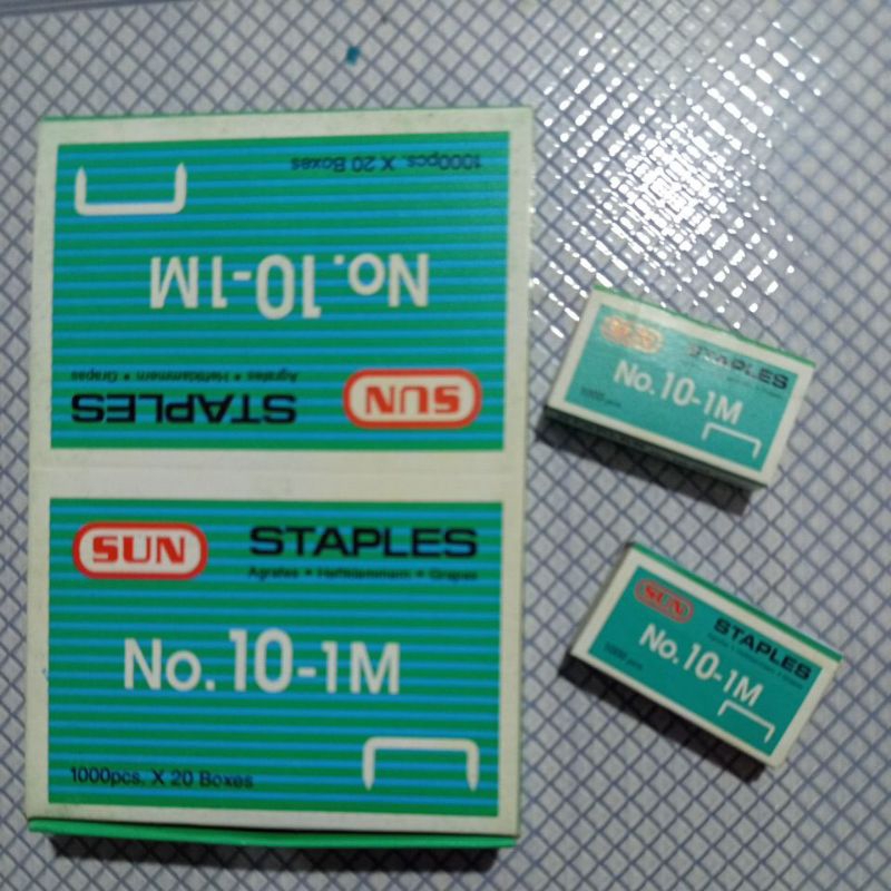 

(1 pak isi 20) isi staples SUN