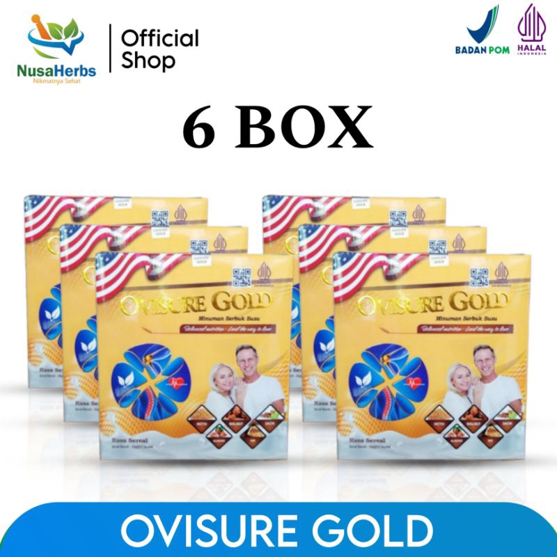 

Ovisure Gold Milk 6 Box Original Susu Tulang Dan Sendi