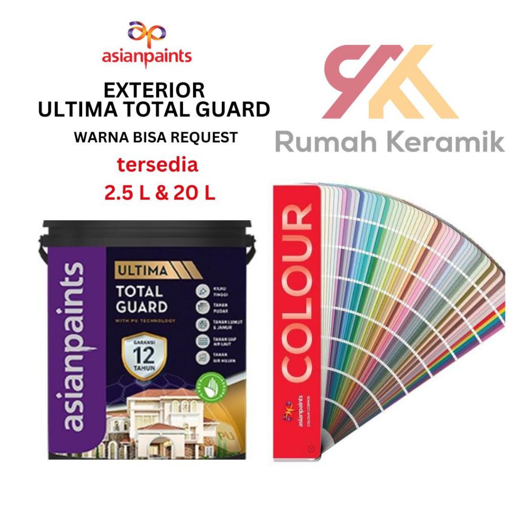 ULTIMA TOTAL GUARD Asian Paints Exterior Paint 20 L | Cat Tembok Dinding Exterior KILAP / Cat Tembok