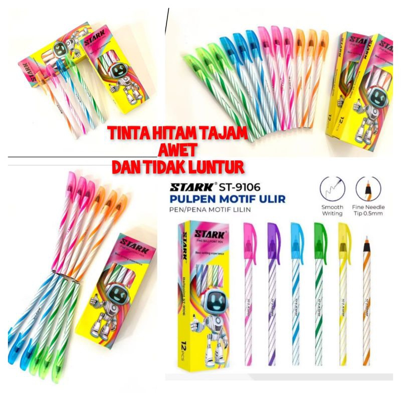 

BULPOINT STARK TINTA HITAM TAJAM#PEKAT#DAN TIDAK GAMPANG LUNTUR