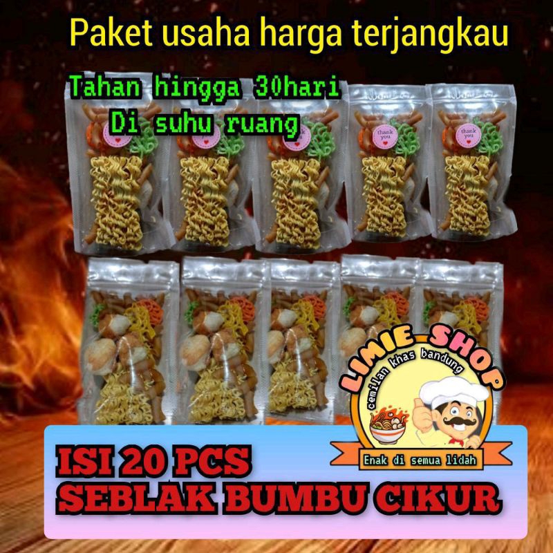 

Paket murah seblak bumbu cikur isi 20pcs