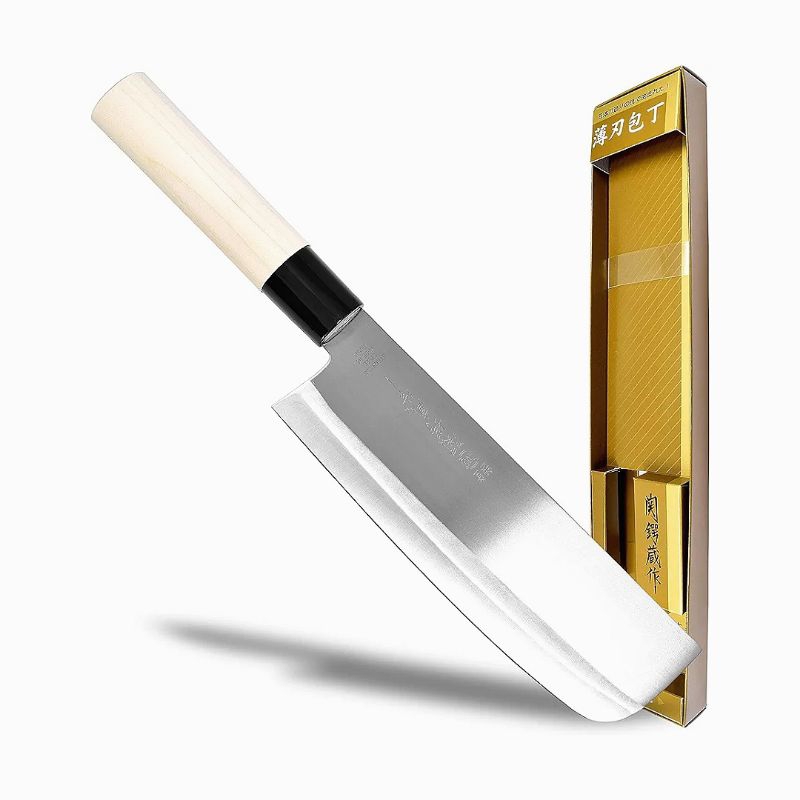 Nakiri Knife Stainless Steel Japanese knife Pisau Dapur Pisau Jepang